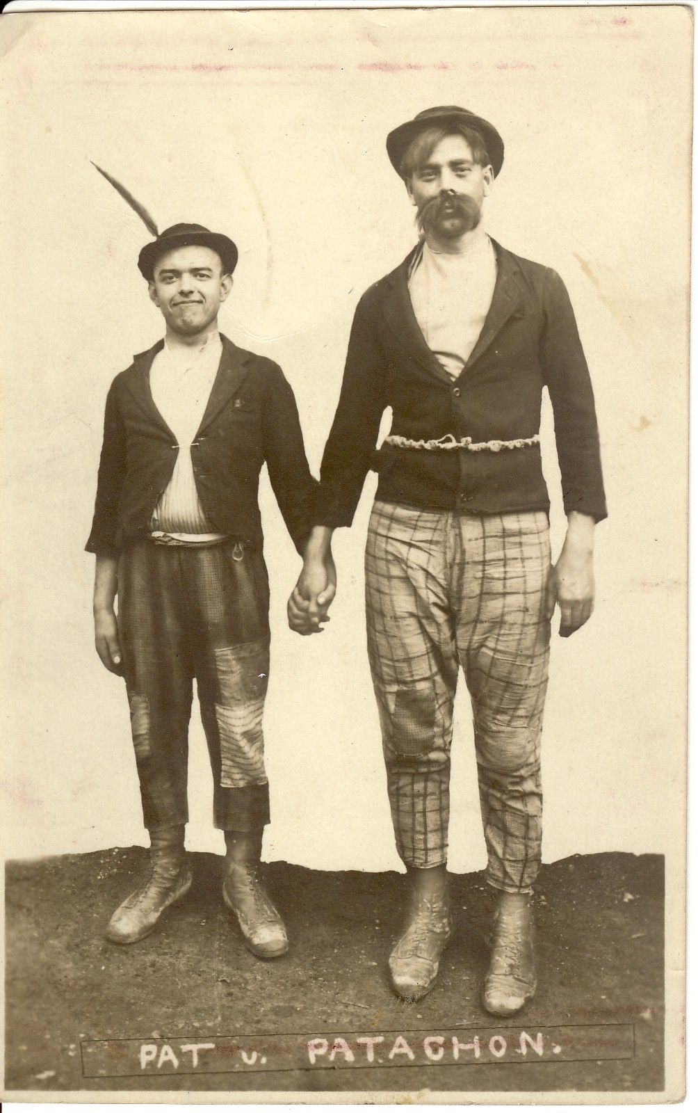 Foto-Postkarte (Fasching 1925)